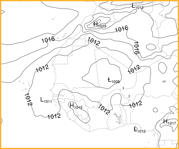 Mean sea level pressure (MSLP)