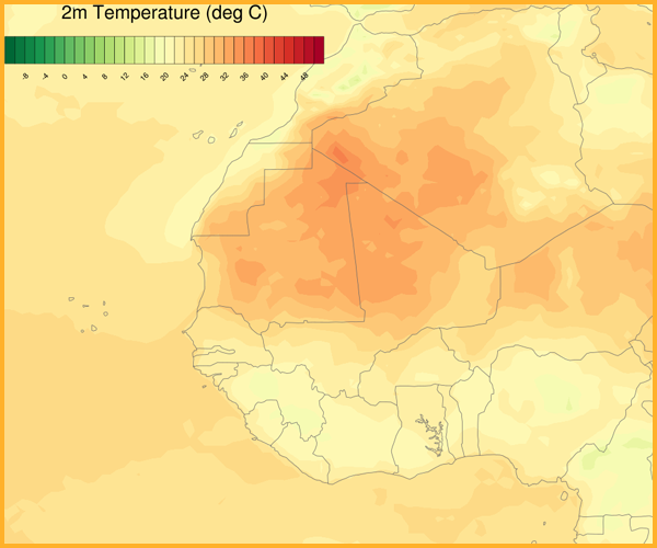 2m temperature