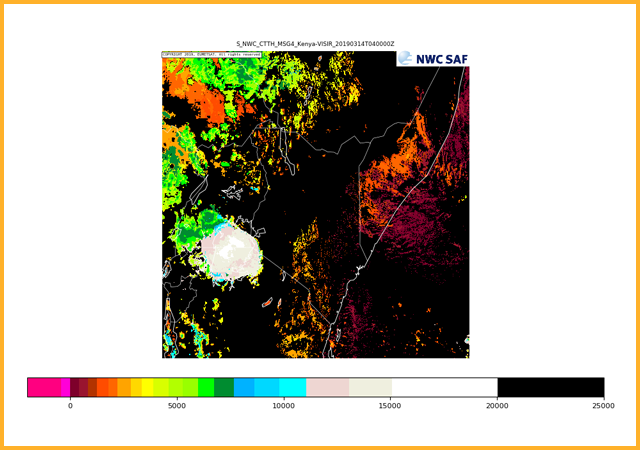 Cloud top pressure