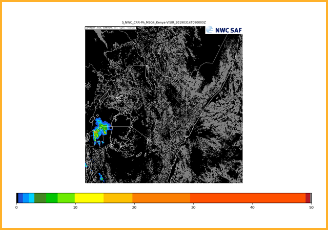 Convective rainfall rate