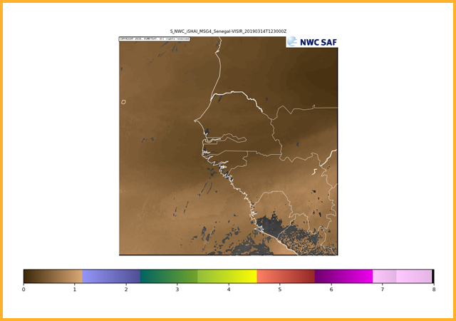 High level precipitable water (500 hPa to top of atmosphere)